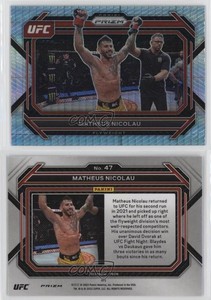 2023 Panini Prizm UFC Hyper Prizm Matheus Nicolau #47