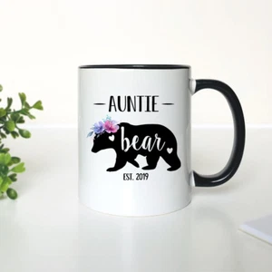 Tante Bär Est.2019 -11 Unzen Tasse - Tante Geschenk - Tante Tasse - Bild 1 von 2