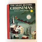 The Night Before Christmas -Clement C. Moore -  1975 printing Hardback book Trad