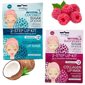 Lip Scrub Lip Collagen Mask Sugar Lip Treatment Soften Moisturise Exfoliate - Picture 1 of 10