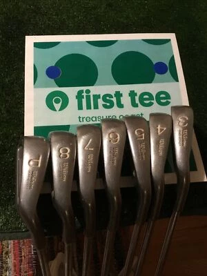 Wilson 1200 GE Radius Sole Irons Set 3-PW (No 9 Iron) Steel Shafts - Image 1 of 4