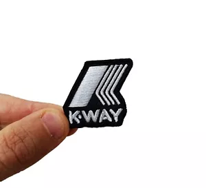 Patch ricamata K-Way 4 cm Embroidery toppa abbigliamento ricamo - Bild 1 von 1