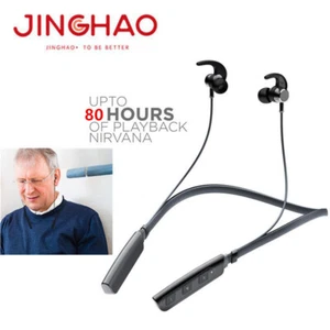 JINGHAO Neckband Hearing Aids Rechargeable Ear Voice Hearing Amplifier AU - Picture 1 of 12