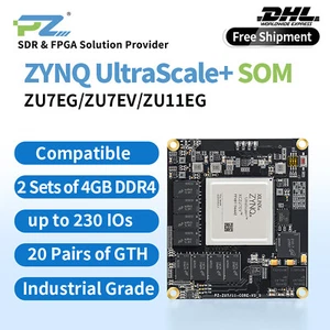 Puzhi Xilinx SOM FPGA Core Board AMD Zynq UltraScale+ MPSOC ZU7EV Video Codec - Picture 1 of 13