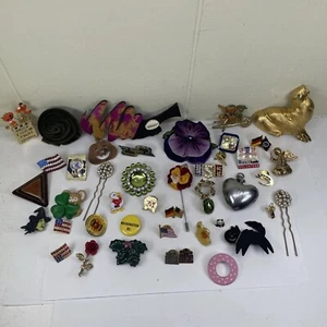 Lotto 30 spille spille gioielli forme e colori assortiti - Foto 1 di 22