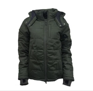 HoodLamb Men's Deep Army Green Nordic Puffer #W18MNU NWT - Picture 1 of 2