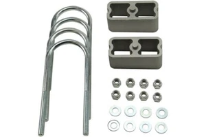 Belltech Lowering Block Kit w/2.5"- 3" Wide Leaf Springs 2 Degree Taper 2 Rear D - Foto 1 di 5