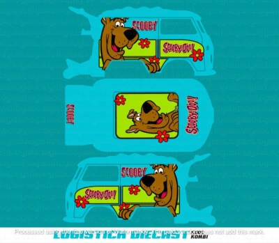 Calcomanías universales para tobogán de agua 1/64 PARA HOT WHEELS Kool Kombi a1 Foto 1 de 4