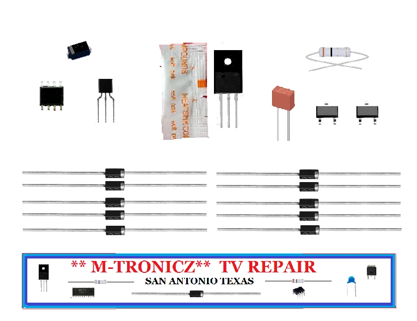   MAGNAVOX  55ME314V/F7  POWER SUPPLY  BA4GR0F01 021   A4GR1-MPW   REPAIR KIT  - Image 1 of 1