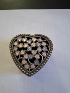 Vintage Heart Shaped Trinket Box - Picture 1 of 4