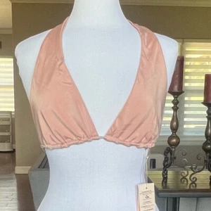 Top de Bikini HAH Free People Multivía Reversible Hágalo Usted Mismo Hahlter S Lila/Rosa Polvorienta - Imagen 1 de 16