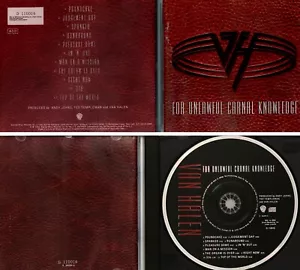 VAN HALEN *VG* "FOR UNLAWFUL CARNAL KNOWLEDGE" 1991 US WARNER BROS CD - Foto 1 di 1