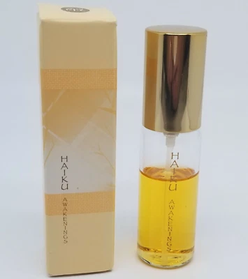 Perfume eau de parfum spray vintage Avon Haiku Awakenings 2003,5 oz 15 viajes Foto 1 de 4