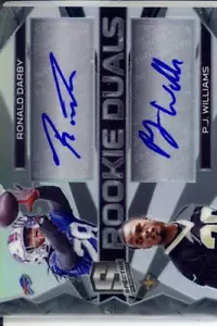 darby williams rc rookie draft dual auto autograph fsu seminoles noles #/199 15 - Picture 1 of 1