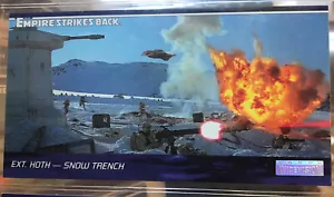 Tarjeta coleccionable Empire Strikes Back Widevision #31 Hoth Snow Trench - Imagen 1 de 2