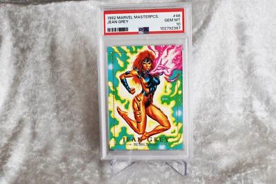 1992 SKYBOX Marvel JUSKO MASTERPIECES #46 Jean Grey PSA 10 GEM MINT PERFECTION! - Image 1 of 4