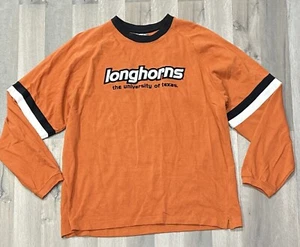 Texas Longhorns University of Tx Orange Crewneck Pullover Sweater - Size - Picture 1 of 10