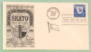Sc 1151 4c 1960 SEATO Southeast Asia Treaty Org FDC Fleetwood Cachet - Picture 1 of 2