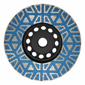 4" 3-Step Diamond Cup Wheel for Granite, Engineered stone, Concrete (Premium) - Picture 1 of 5