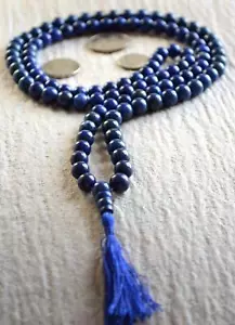 Awaken Your Kundalini Handmade Lapis Lazuli Mala - 6mm Beads - Sagittarius - Picture 1 of 6
