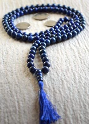 Awaken Your Kundalini Handmade Lapis Lazuli Mala - 6mm Beads - Sagittarius - Image 1 of 4