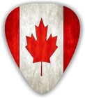CANADA FLAG GUITAR PLECTRUMS PICKS 0.71mm MEDIUM