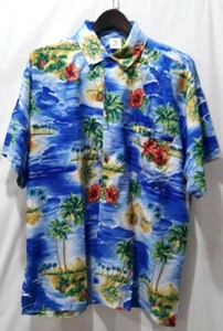 RIMA Tropical Button-Down Shirt XL Beach Surf Hawaiian Vintage Style Cool wear🔥 - Picture 1 of 7