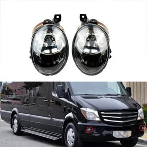 Pair Driving Fog Light Lamp w/Bulbs For Mercedes Sprinter 2500 3500 2014-2018 - Foto 1 di 10