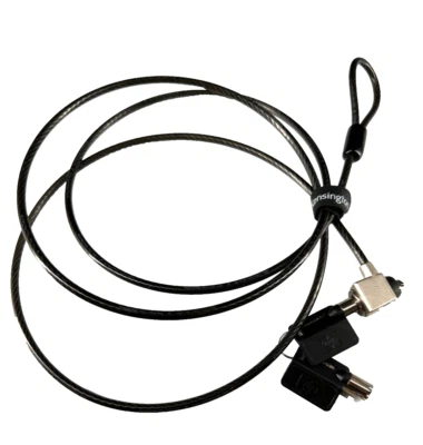 HP PC Computadora Notebook Bloqueo Laptop Proyector Seguridad Cable con Llave G1201A/J4206 Foto 1 de 4