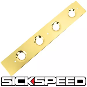 24K GOLD BILLET ALUMINUM SERIES SPARK PLUG VALVE ENGINE COVER 1990-1994 MIATA - Picture 1 of 1
