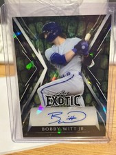 2023 Leaf Exotic Bobby Witt Jr Auto Alligator SP 1/1