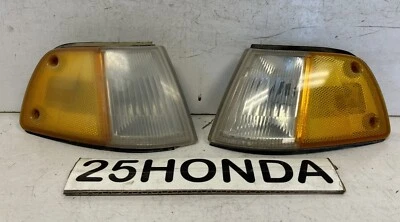 1988-1989 Honda Civic Si Hatchback Stanley Factory Corner Lights OEM EF Rare - Image 1 of 4