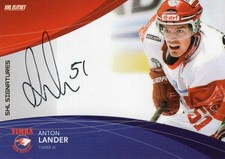 2011-12 SHL Elitset SHL Signatures - ANTON LANDER [Timrå IK]