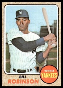 1968 Topps #337 Bill Robinson VGEX-B107R12