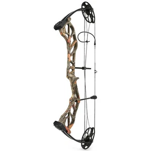 Compound Bow 19-70lbs Adjustable Adult Aluminum Cam 320fps Archery Bow Hunting - Picture 1 of 21