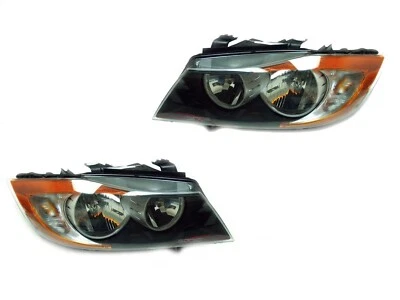 For 2006-2009 BMW 3 Series Base Sedan Wagon Head Lights Driver & Passenger Side - Image 1 of 3