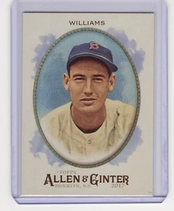 TED WILLIAMS 2017 TOPPS ALLEN & GINTER MLB BASEBALL LAMINA #110 RED SOX BELLA! - Foto 1 di 2