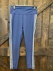 Adidas Women's Believe This 3 Stripe 7/8 Tights Navy Size Large Fr7605 #747n