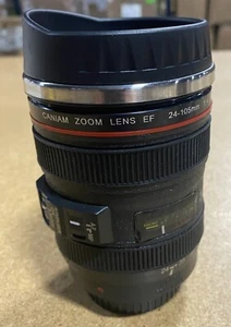 Camera Lens Self Stirring Coffee Mug Stainless Steel Travel 13.6 oz - Picture 1 of 6