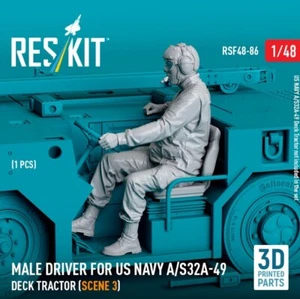 Reskit RSF48-0086 1:48 Male Driver for US NAVY A/S32A-49 Deck Tractor - Bild 1 von 2