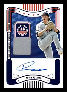 2024 Panini Stars & Stripes DEVIN FUTRELL SIGNATURE MATERIAL AUTO SM-DF - Picture 1 of 2