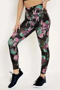 BlackMilk Dragon Bouquet HW Ninja Pants Size L Large NEW - Picture 1 of 3
