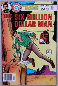 The Six Million Dollar Man #8 - Charlton Comics - Joe Gill - Fred Himes - Imagen 1 de 5