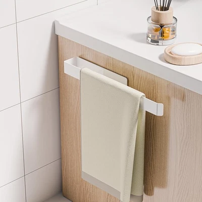 Aikzik Portasciugamani senza foratura in alluminio completamente in metallo da - Immagine 1 di 4