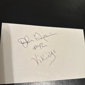 John Gilliam (S.Car.St.) WR, ‘67 N.O. Saints, “50 Greatest Vikings” Signed ‘04 - Picture 1 of 2