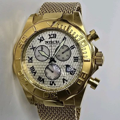 Invicta Sea Wizard Men's Chronograph Watch 43mm 5743 Gold - image 1 of 4