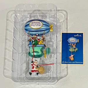 Vintage Hallmark 2005 Kris and the Kringles On A Blimp Schlitten Weihnachtsschmuck - Bild 1 von 12