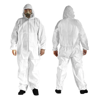 ITALKO Mono desechable ropa de protección traje de protección traje de pintura traje de pintor capucha S-XL