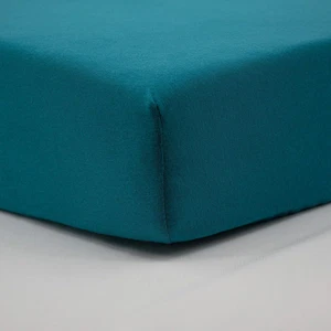 - Lenzuolo Con Angoli 60 X 120 X 15 Cm, Blu Tropicale Certificato OEKO-TEX - Foto 1 di 12