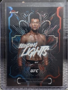 2025 Topps Finest UFC - SHAVKAT RAKHMONOV Blinding Lights (CASE HIT!) SSP #BL-15 - Picture 1 of 2